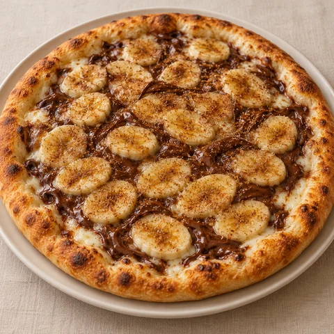 Imagem ilustrativa de pizza Banana