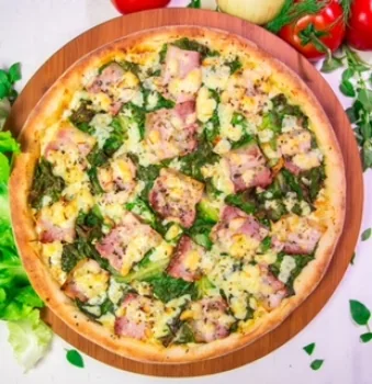 Imagem ilustrativa de pizza Escarola