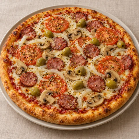 Imagem ilustrativa de pizza Toscana