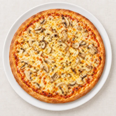 Imagem ilustrativa de pizza Champignon