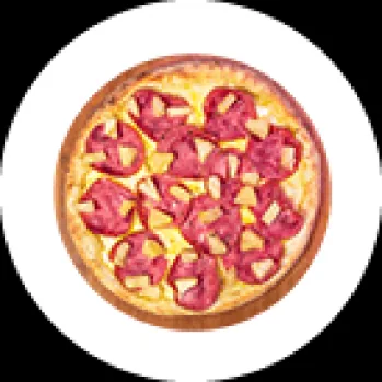 Imagem ilustrativa de pizza Havaiana